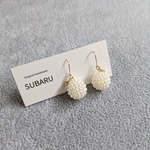 【送料無料】　パールボール　　ピアス／イヤリング　樹脂ノンホールピアス・金属イヤリング・サージカルステンレス　パーツ変更可能