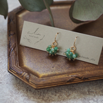 "Emerald..petit" 14kgf エメラルド ピアス☽ 