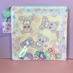 パステル くまちゃん シャカシャカポーチ ゆめかわ ポーチ 