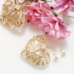 再販×5💕送料無料♡ハート&heartの一粒Perl♡