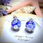 【再販】レジンピアス イヤリング クラゲのアクアリウム 12mm A