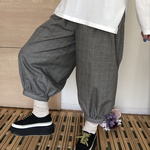 大人のバルーンパンツ★ポケット後ろ★グレンチェック