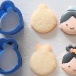 織姫・彦星（顔セット）【縦４㎝】クッキー型・クッキーカッター