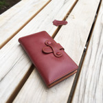 [iphone6/6s] イタリア 本革 手帳型 レザー ケース スマホケース [FBC001 BURGUNDY BROWN]