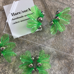 【6/18～】PVC charm Flower ver.2 green