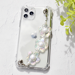 【リニューアル】64. キーリングハンガー　スマホケース　iPhoneケース　ストラップ　全機種　スマホチェーン　スマホリング　クリアアクセサリー　クリアパーツ　ゆめかわ　ゆめかわいい