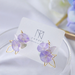 朝顔のピアス／イヤリング