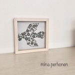 mina perhonen  ミナペルホネン  ファブリックパネル  トレイ