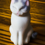 仏像調猫置物『にゃんまいだ仏』カラーオーダー