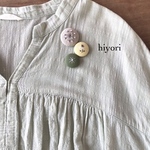 刺繍ブローチ3個セット 