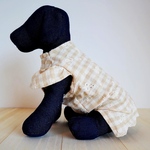 花柄刺繍ワンピ【小型犬用】