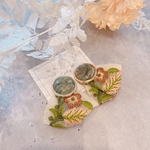 NEW◆アンティーク風　インド刺繍ピアス◆
