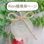 Rion様専用ページ