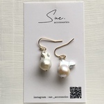 淡水パールのシンプルピアス