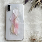 ✴︎ ニュアンスiPhoneケース　シアーピンク