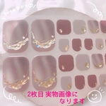送料無料☆貼るだけネイルシール フット用☆