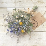 野の花の花束（ドライフラワー花束）ナチュラルドライフラワー、ブーケ、スワッグ