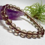 《スモーキールチルクォーツ　８mm》3400