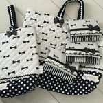 くまちゃん様専用◆レッスンバッグ&シューズバッグ&移動ポケットクリップ付◆リボン柄