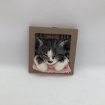 sakataさま専用　うとうとわんちゃん、ねこちゃんのミニフレーム　オーダーメイド　羊毛フェルト