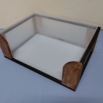 [受注制作]●ワンコseriesトイレ【ダブルｻｲｽﾞBASIC】男前カラー.600×450×225mm.犬.簡単組立式●       