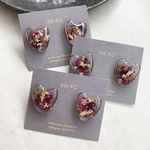 mini heart・rose イヤリング