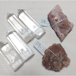 arian様専用【珍種ピンクアメシスト、水晶ポイント】