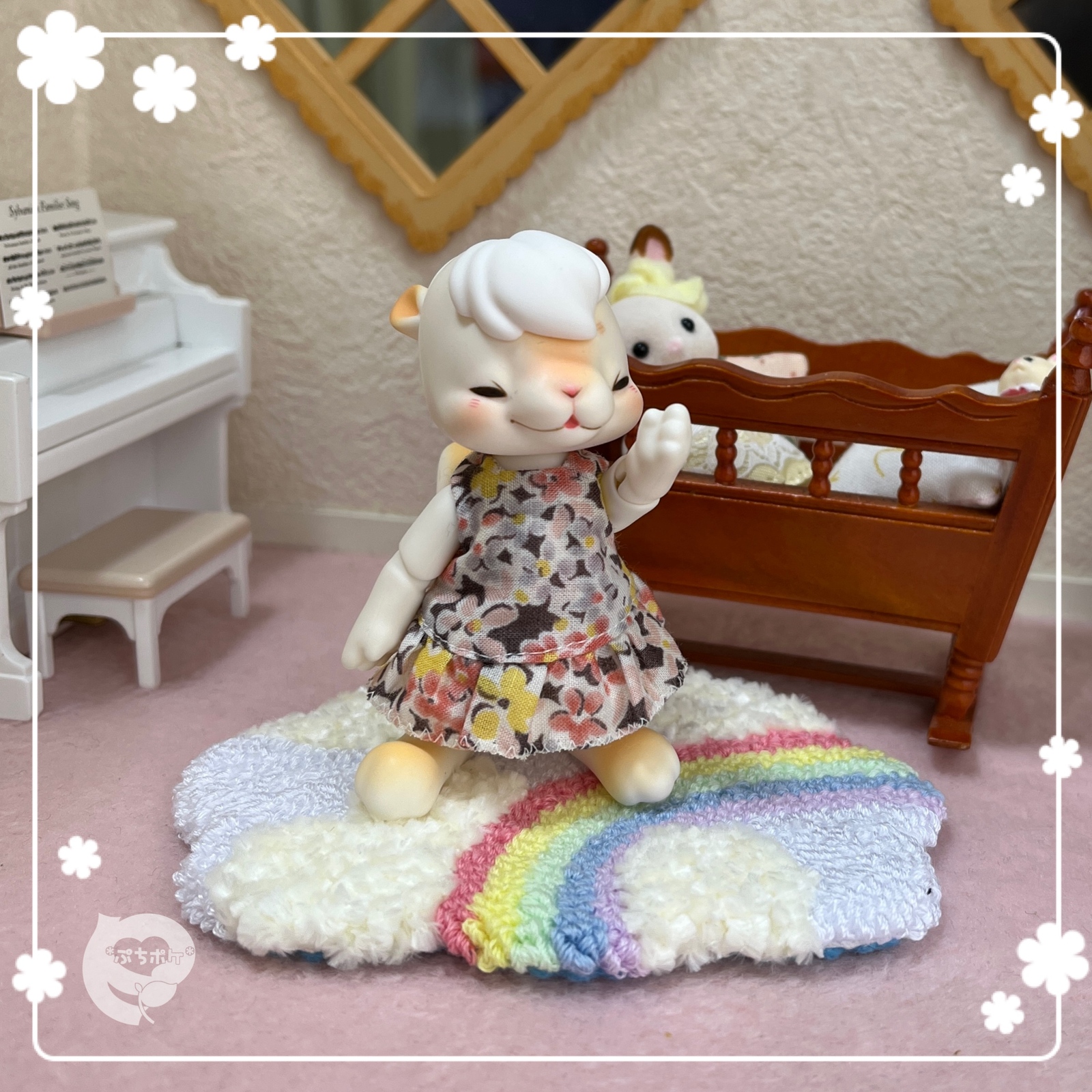 【めいぷる】ドリードール　niana ボウタイワンピース　Mサイズ めいぷる様専用】ドリードール niana ボウタイワンピース Mサイズ