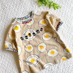 110cm目玉焼き柄🍳バインダーtシャツ