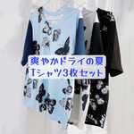 ★夏の福袋★爽やかドライの夏・Tシャツカットソー３点セット・お買い得！！