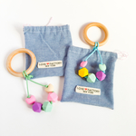 ハッピーベイビーオーガニックおもちゃ baby teething toy handmade Love Factory New York