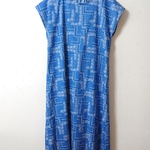 フレンチスリーブのワンピース～バンダナ柄～