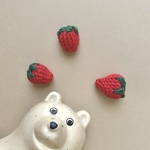しろくま貯金箱　いちご🍓