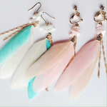 2colorフェザーピアス(イヤリング)