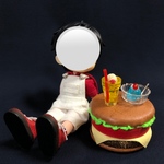 ◆【ハンバーガー オブジェB】モデルはオビツ11 