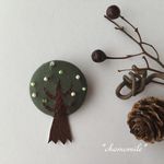 [SALE]実のなる木のブローチ