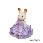 ♡紫式部♡　#シルバニア　ハンドメイド　ドレス