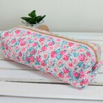 🍓完売色🍓送料無料🎶【ペンケース】ハンドメイド ＊12 ポーチ リバティ アシュテッド 布ペンケース フレーズ 文房具 筆記用具 ダウンシャーヒル キャラメルポーチ