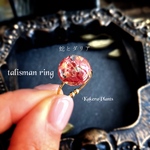 【蛇とダリア】白蛇のタリスマンリング✶無限の発展✶ring of talisman/KakeraPlants
