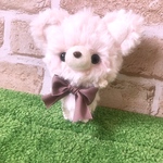 イケメンチワワくん ピンク あみぐるみ