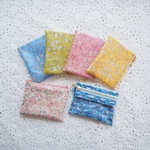 ３さまオーダーのお品もの　★One side all skeleton mini pouch 　リバティ　カペル　4色　ほか　お取り置きのおしなものあり