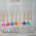 お祭りヨーヨーピアス／イヤリング　夏祭り　水風船