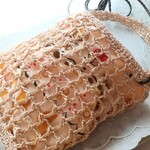 笹和紙糸のカゴ編みが素敵なサコッシュ・ショルダーバッグ