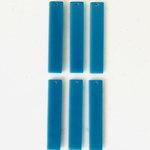 Neon Blue Rectangle Pendant Tops