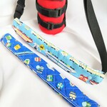 長め お名前タグつき 水筒肩紐カバー【 新幹線／電車】