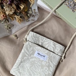 【再販2】ポシェット　ジャガード生地　SAFECO社製【white】
