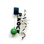 Green×BLACK×White