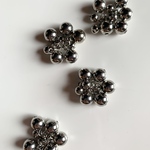 ◉HOT◉【2pcs silver #3-22】つぶつぶcharm