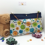 ☆New☆『BOXティッシュバッグ(*Ü*)（カラフルなお花柄）