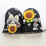ひまわりとネコさん🌼鍋つかみ